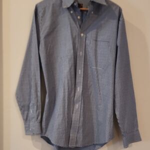 F.A. MacCluer Men's Blue Checkered Shirt